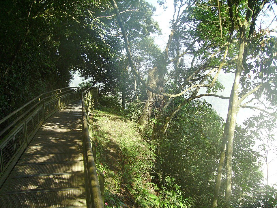 Iguazú falls without tourists