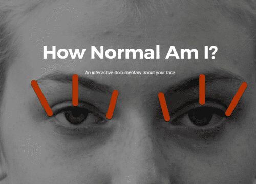 How normal am i? Checks how facial recognition algorithms work