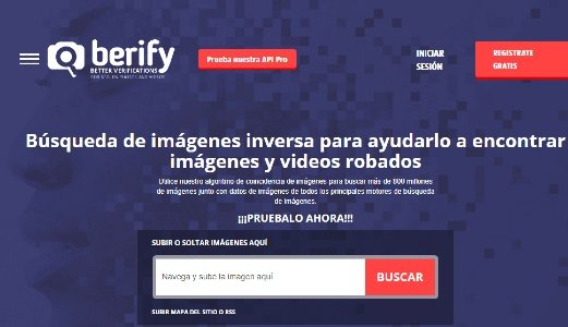 Berify identifies facial images
