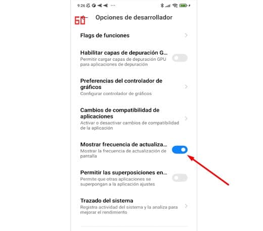 show xiaomi refresh rate