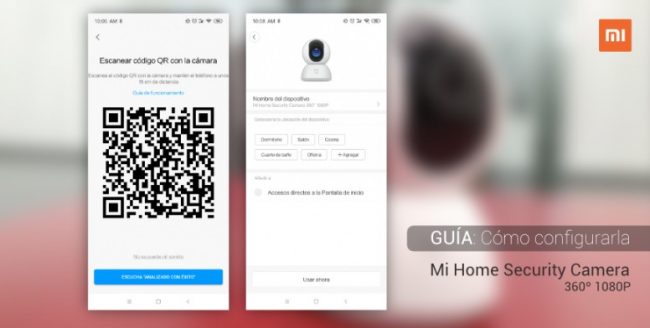 configure xiaomi surveillance camera