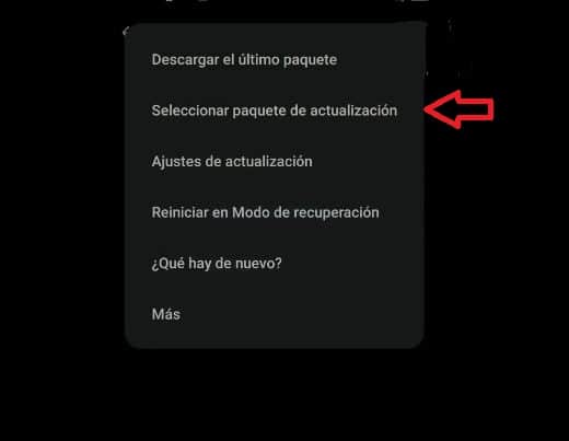 update package