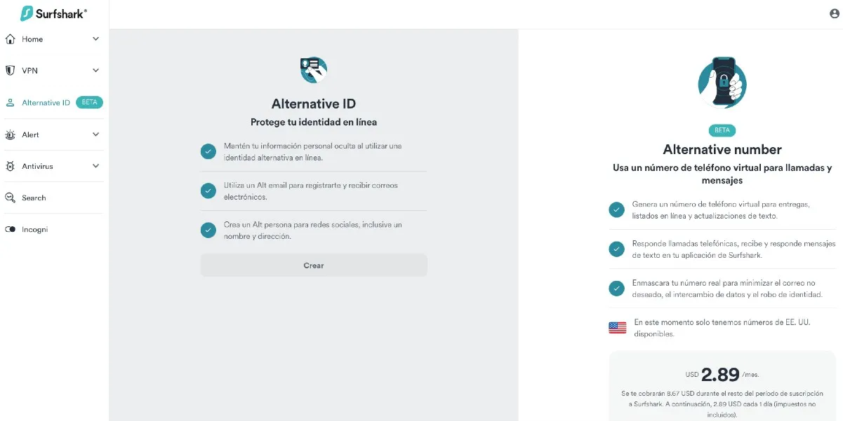 Surfshark Alternative ID