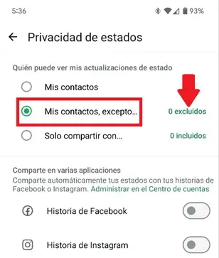 Prevent contacts