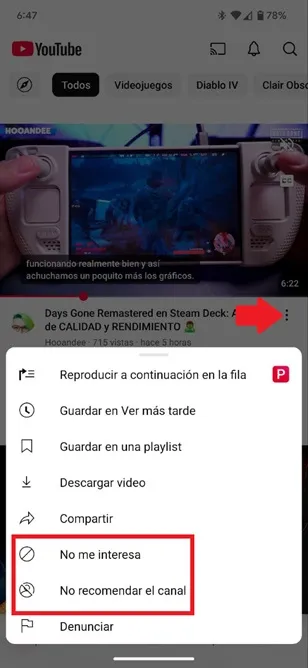 YouTube algorithm