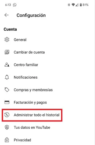 YouTube history