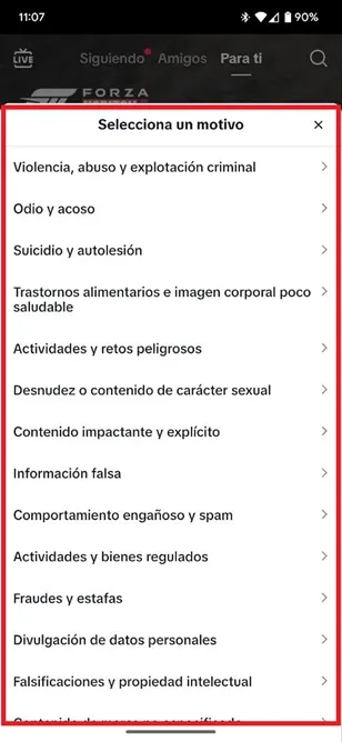 Causes of the complaint
