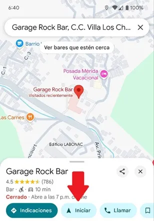 Maps route