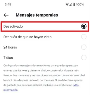 Remove temporary messages