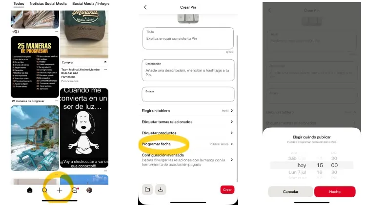 Program Pin Pinterest