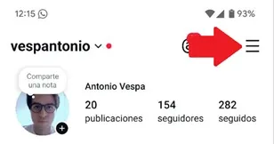 Instagram options 