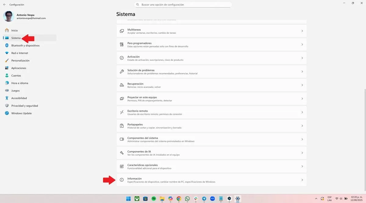Windows system