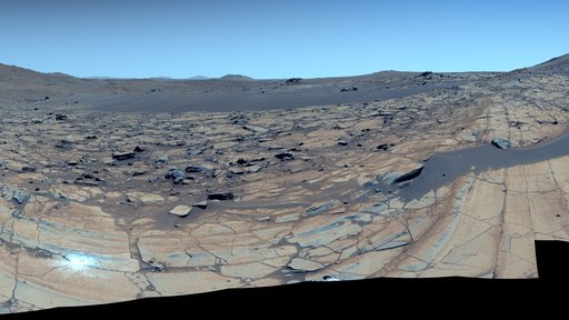 The shocking morning of Mars looked a clear sky.