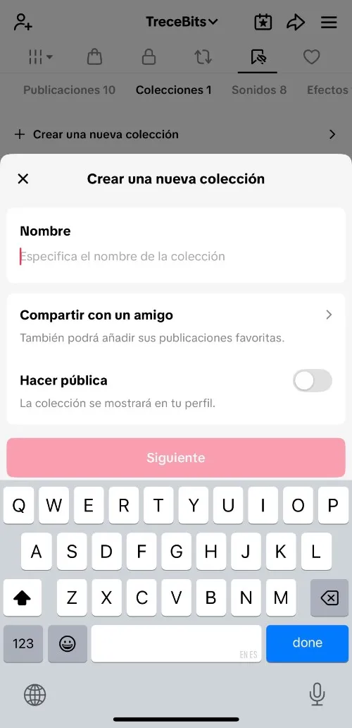 Tiktok collections