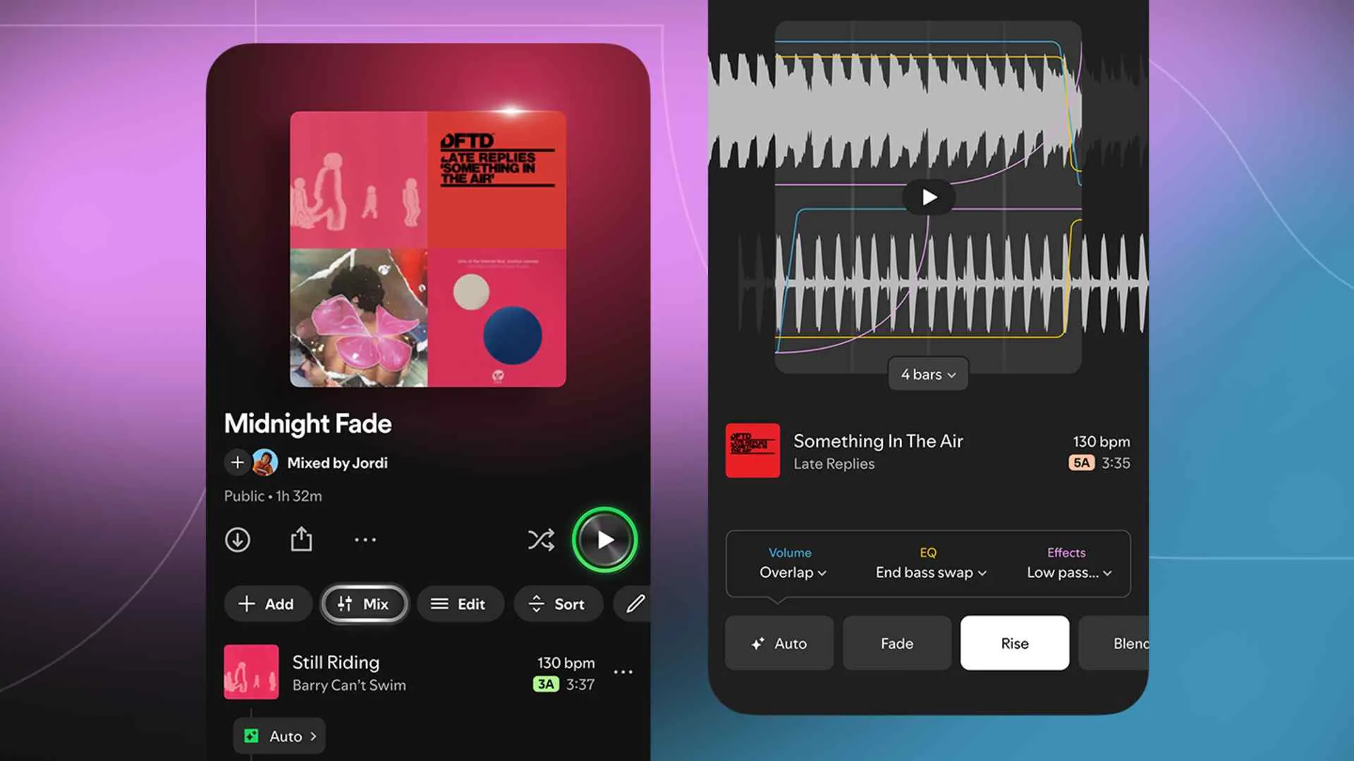 New function mixed in Spotify