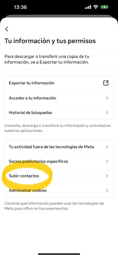 Facebook information and permissions