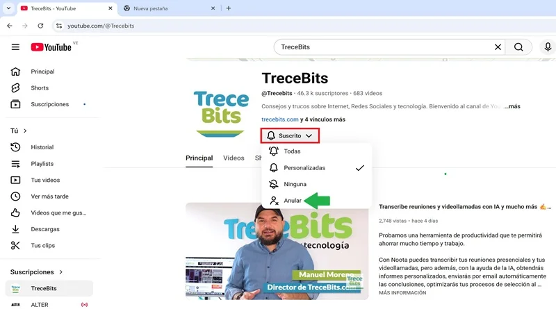 Remove Channel