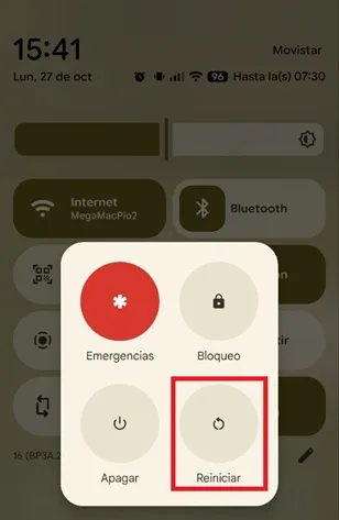 Reset option