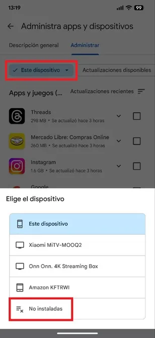 Installing apps