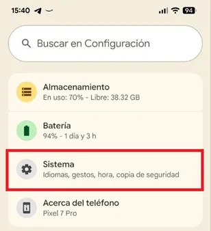Android options