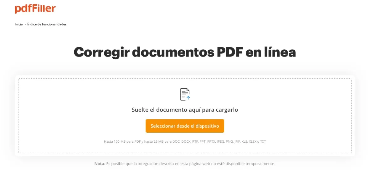 PDF filler