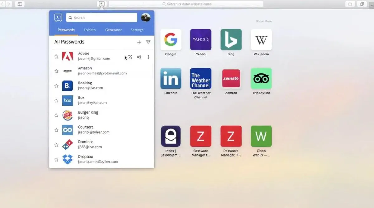 Zoho Vault