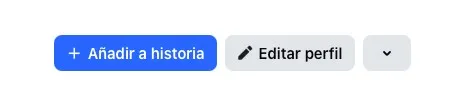 edit profile button on facebook