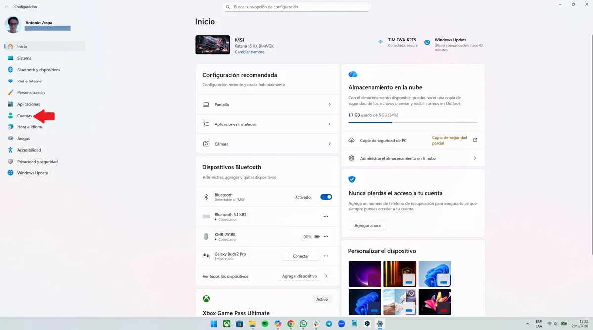 Windows Options