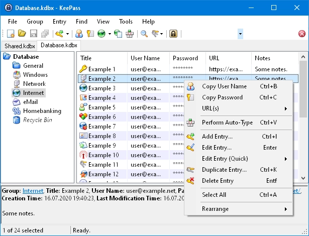 Keepass Capture