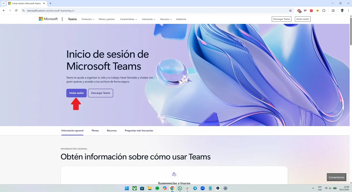 Open Teams