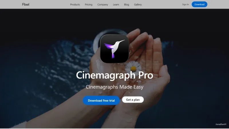 Cinemagraph Pro program to create animated GIFs