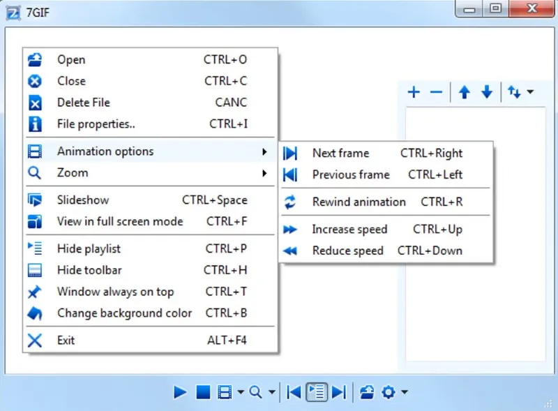 7gif program to create animated GIFs