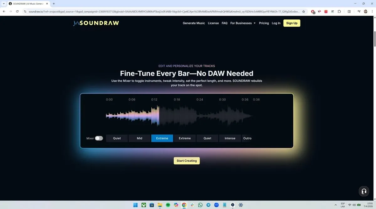 Background music AI