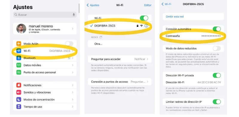 know wifi with iOS