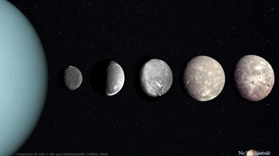 How was the formation of the moons of Uranus?