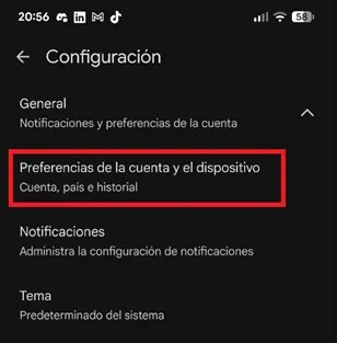 Preferences