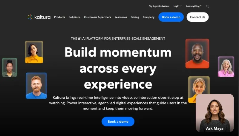 kaltura platform to make virtual online events