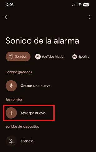 Change audio