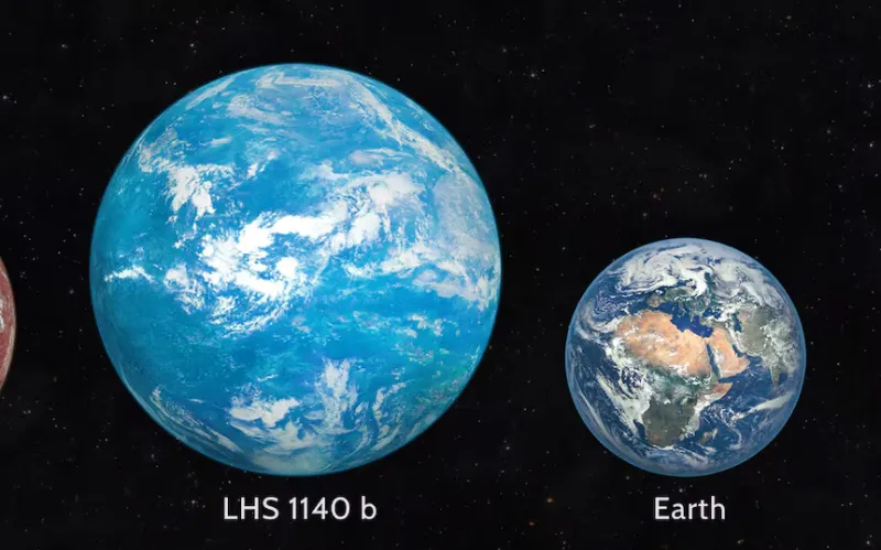 It is rocky like our planet and orbits a star.