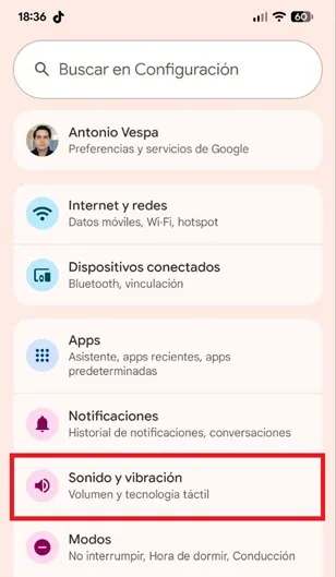 Android vibration