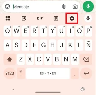 Keyboard menu