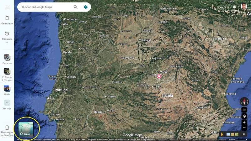 How to switch to globe view in Google Maps