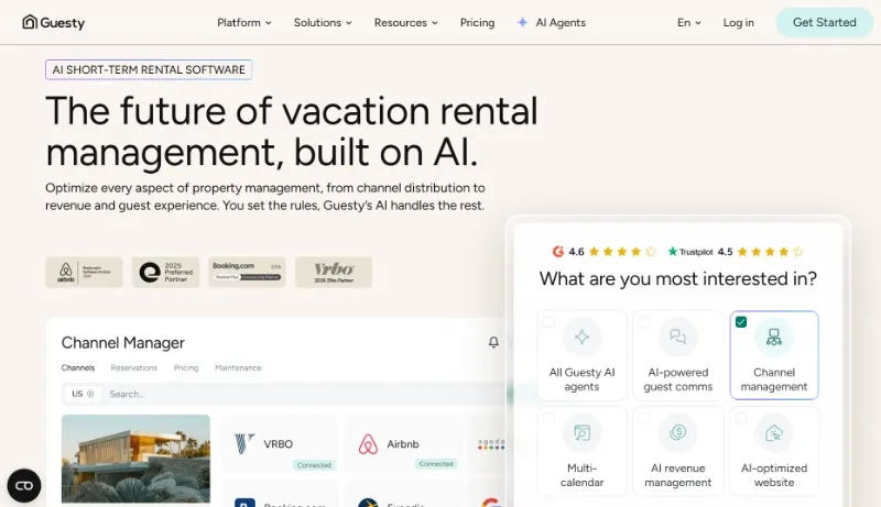 Guesty hotel management software